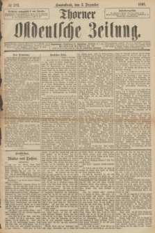 Thorner Ostdeutsche Zeitung. 1892, № 284 (3 Dezember)