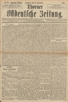 Thorner Ostdeutsche Zeitung. 1892, № 291 (11 Dezember) - Zweites Blatt