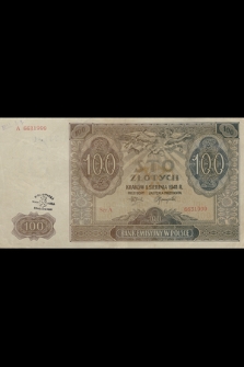 Sto złotych : 100