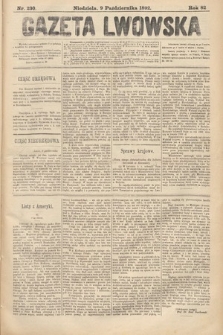 Gazeta Lwowska. 1892, nr 230
