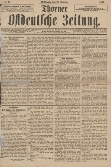 Thorner Ostdeutsche Zeitung. 1897, № 10 (13 Januar)