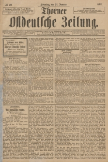 Thorner Ostdeutsche Zeitung. 1897, № 20 (24 Januar) + dod.