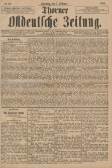 Thorner Ostdeutsche Zeitung. 1897, № 32 (7 Februar) + dod.