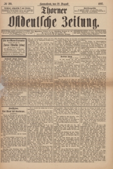 Thorner Ostdeutsche Zeitung. 1897, № 201 (28 August)