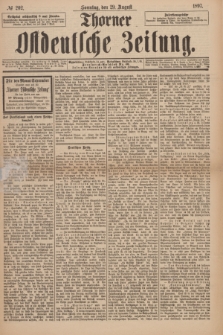 Thorner Ostdeutsche Zeitung. 1897, № 202 (29 August) + dod.