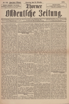 Thorner Ostdeutsche Zeitung. 1897, № 256 (31 October) - Zweites Blatt