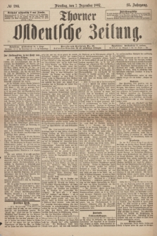 Thorner Ostdeutsche Zeitung. Jg. 25, № 286 (7 Dezember 1897)
