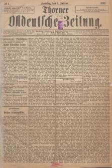 Thorner Ostdeutsche Zeitung. 1893, № 1 (1 Januar)