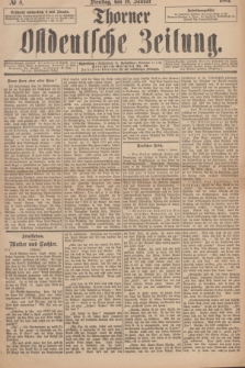 Thorner Ostdeutsche Zeitung. 1893, № 8 (10 Januar)