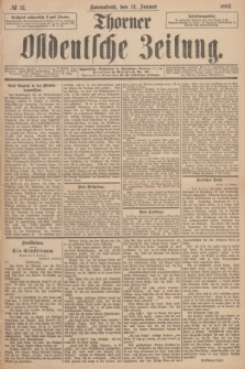 Thorner Ostdeutsche Zeitung. 1893, № 12 (14 Januar)