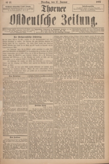 Thorner Ostdeutsche Zeitung. 1893, № 14 (17 Januar) + dod.
