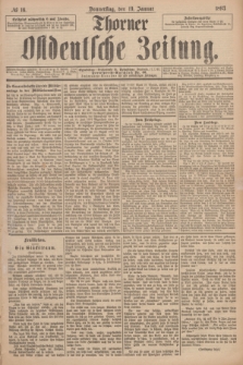 Thorner Ostdeutsche Zeitung. 1893, № 16 (19 Januar)