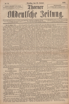 Thorner Ostdeutsche Zeitung. 1893, № 20 (24 Januar)