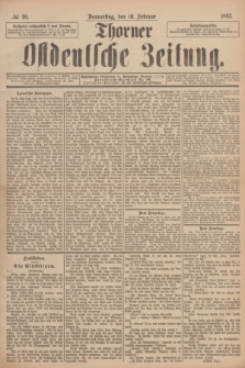 Thorner Ostdeutsche Zeitung. 1893, № 40 (16 Februar)