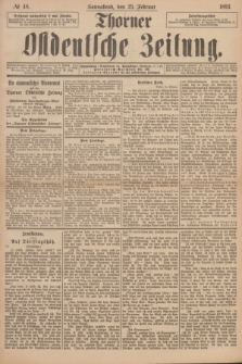 Thorner Ostdeutsche Zeitung. 1893, № 48 (25 Februar)