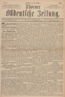 Thorner Ostdeutsche Zeitung. 1893, № 77 (31 März)