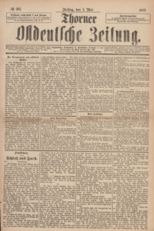 Thorner Ostdeutsche Zeitung. 1893, № 105 (5 Mai)