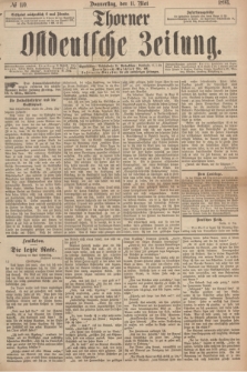 Thorner Ostdeutsche Zeitung. 1893, № 110 (11 Mai)
