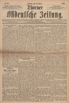 Thorner Ostdeutsche Zeitung. 1893, № 116 (19 Mai)