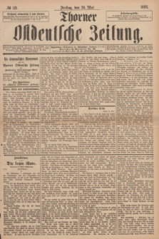 Thorner Ostdeutsche Zeitung. 1893, № 121 (26 Mai)