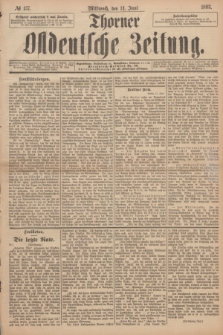 Thorner Ostdeutsche Zeitung. 1893, № 137 (14 Juni)