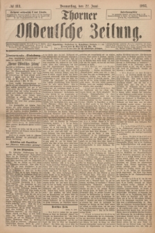Thorner Ostdeutsche Zeitung. 1893, № 144 (22 Juni)
