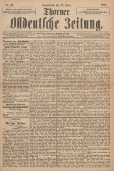 Thorner Ostdeutsche Zeitung. 1893, № 146 (24 Juni)
