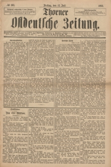 Thorner Ostdeutsche Zeitung. 1893, № 163 (14 Juli)