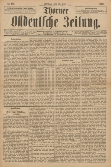 Thorner Ostdeutsche Zeitung. 1893, № 169 (21 Juli)