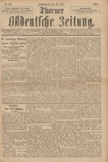 Thorner Ostdeutsche Zeitung. 1893, № 176 (29 Juli)