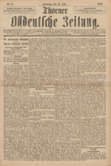 Thorner Ostdeutsche Zeitung. 1893, № 177 (30 Juli) + dod.
