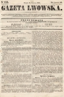 Gazeta Lwowska. 1853, nr 133