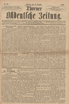 Thorner Ostdeutsche Zeitung. 1893, № 193 (18 August)