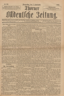 Thorner Ostdeutsche Zeitung. 1893, № 210 (7 September)