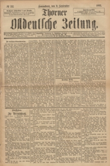 Thorner Ostdeutsche Zeitung. 1893, № 212 (9 September)