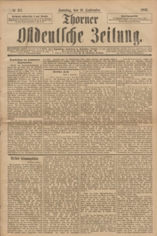 Thorner Ostdeutsche Zeitung. 1893, № 213 (10 September)