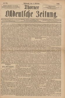Thorner Ostdeutsche Zeitung. 1893, № 233 (4 Oktober)