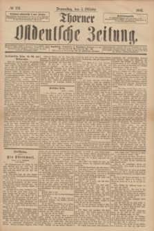 Thorner Ostdeutsche Zeitung. 1893, № 234 (5 Oktober)