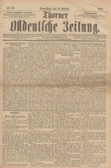 Thorner Ostdeutsche Zeitung. 1893, № 246 (19 Oktober)