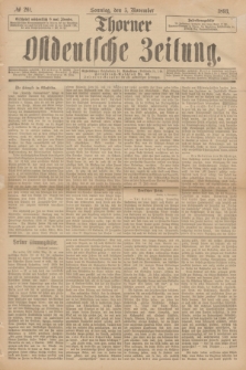 Thorner Ostdeutsche Zeitung. 1893, № 261 (5 November)