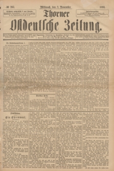 Thorner Ostdeutsche Zeitung. 1893, № 263 (8 November)