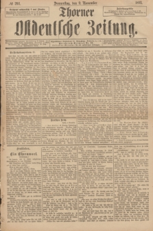 Thorner Ostdeutsche Zeitung. 1893, № 264 (9 November)