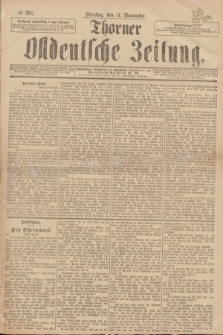 Thorner Ostdeutsche Zeitung. 1893, № 268 (14 November)