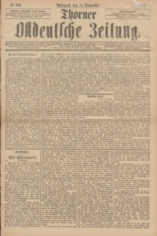 Thorner Ostdeutsche Zeitung. 1893, № 269 (15 November)