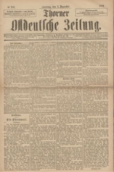 Thorner Ostdeutsche Zeitung. 1893, № 284 (3 Dezember) + dod.