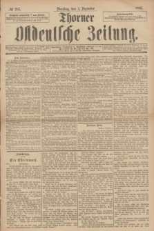 Thorner Ostdeutsche Zeitung. 1893, № 285 (5 Dezember)
