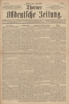 Thorner Ostdeutsche Zeitung. 1893, № 288 (8 Dezember) + dod.