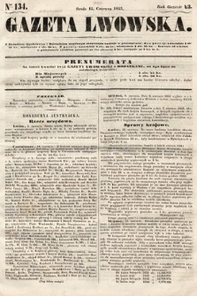 Gazeta Lwowska. 1853, nr 134