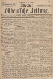 Thorner Ostdeutsche Zeitung. 1894, № 20 (25 Januar)