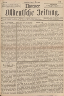 Thorner Ostdeutsche Zeitung. 1894, № 29 (4 Februar)